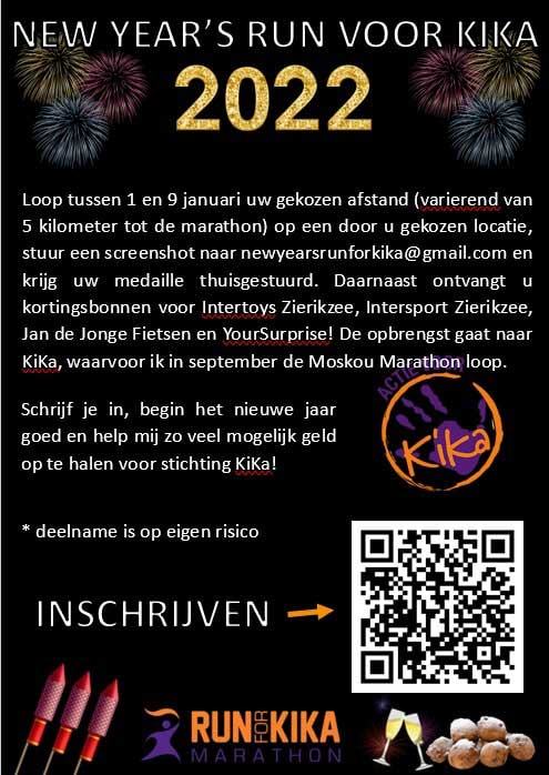 Jan de Jonge fietsen New Years Run 2022